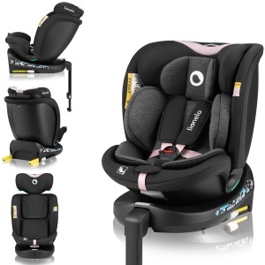 Scaun auto rotativ Lionelo Navy i-Size 360deg ISOFIX 40-150 cm reglabil