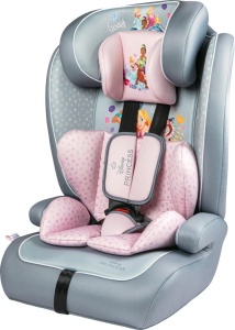 Scaun auto Tataway Disney Princesses I-Size R129, 76-150 cm, cu protectie laterala