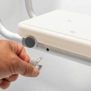 Scaun de dus 2 in 1 InnovaGoodsr scaun de dus antiderapant scaun de dus extensibil in 2 pozitii scaun de dus pentru varstnici maner fix scaun de dus M - Img 9