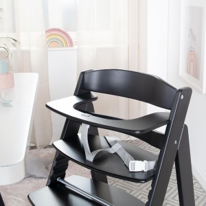 Scaun de masa Babyhochstuhl Sit Up Flex - din lemn, ajustabil, negru - Img 10