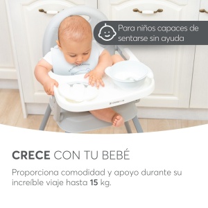 Scaun de masa copii KikkaBoo Spoony 3in1 reglabil pliabil verde menta - Img 5