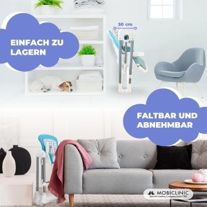 Scaun de masa copii Mobiclinic Nala 2 in 1 cu functie de balansoar pliabil 6-36 luni - Img 8