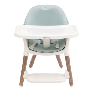 Scaun de masa Graco Presti 3-in-1, 6 luni - 6 ani, compact, usor, Duck Egg - Img 5