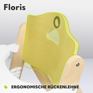 Scaun multifunctional Lionelo Floris 3-in-1 din lemn reglabil Natural - Img 3