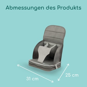 Scaun pentru copii Bebeconfort Travel Booster, pliabil, 18 luni - 3 ani, Grey Mist - Img 3