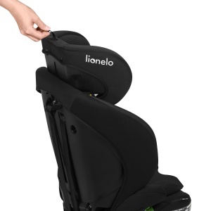 Scaun pentru copii LIONELO LO-BILLY I-SIZE, 76-150 cm, de la aproximativ 15 luni pana la 12 ani, montare ISOFIX sau centura de siguranta, tetiera reglabila, protectie laterala, standard R129. - Img 2
