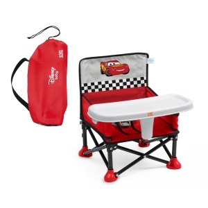 Scaun portabil pentru copii Disney Pixar Cars Pop N Sit, 3 moduri de utilizare, culori vibrante