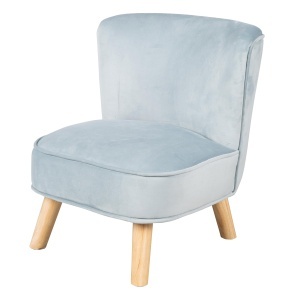 Scaunel pentru copii roba Lil Sofa, culoare SkyHellblau, 27 cm inaltime