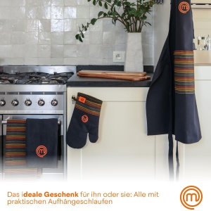 Sch apron MasterChef, 100 bumbac, ajustabila, multicolor - Img 7