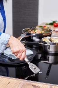 Schimbator de lame pentru plite ceramice ROSLE Reiniger din inox cu maner ergonomic si lame interschimbabile - Img 2