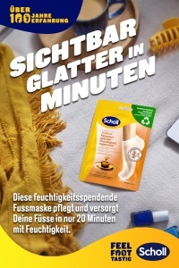 Scholl Masca de Picioare Intensiva cu Miere Manuka Hidratare de 24 Ore - Img 4