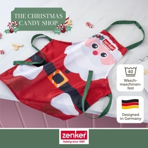 Schurta pentru copii Zenker Santa Claus, design festiv, ajustabila, lavabila - Img 2