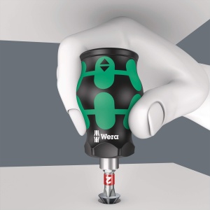 Screwdriver Wera Kraftform Kompakt Stubby 1, 6 piese, cu bituri, 65 mm - Img 3
