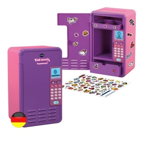 Seif pentru copii VTech Kidisecrets Traumtresor cu 3 compartimente, LCD si 6 jocuri