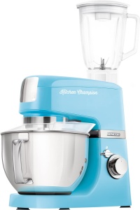 SENCOR STM 6352BL Robot de bucatarie multifunctional (1000 wati, mixer, masina de framantat, cu bol din otel inoxidabil 4,5 L) albastru - Img 2