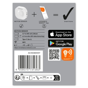 Senzor de Miscare LEDVANCE SMART cu WiFi, Cablu Fara, 5 metri, Acumulator Reincarcabil - Img 8
