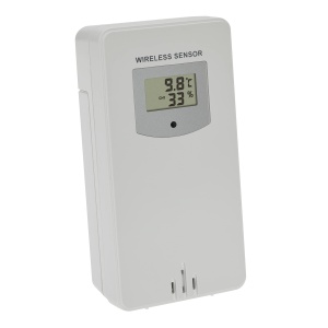Senzor de temperatura si umiditate TFA Dostmann 30.3253.02, 60m, alb