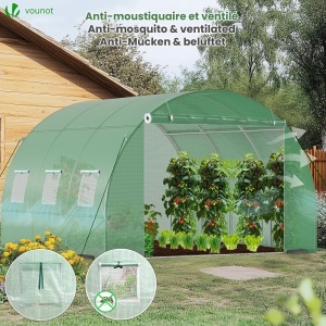 Sera VOUNOT 3x3x2m cu Cadru din Otel, 9m, 6 Feronerie - Img 4