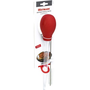 Seringa pentru sosuri Westmark 30 ml, cu perie de curatare, plastic, rosutransparent - Img 6
