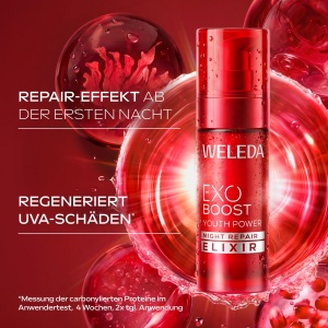 Serum de noapte WELEDA Youth Power EXO Boost cu Granat si Peptide - Img 3