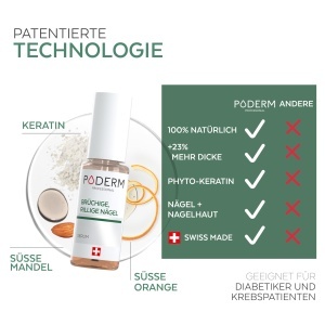 Serum pentru unghii PODERM - 8 ml, tratament regenerant, fara culoare - Img 3