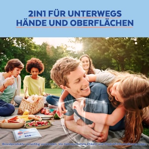 Servetele umede dezinfectante Sagrotan 2in1, 8 pachete x 15 servetele, parfumate - Img 7