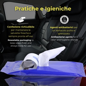 Servetele umede Goodyear 77705 pentru curatarea interiorului auto, 20 bucati - Img 2