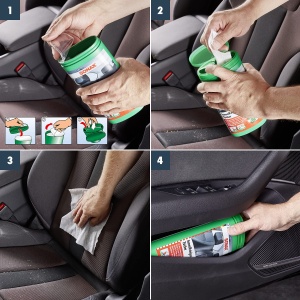 Servetele umede SONAX pentru curatarea interiorului auto, 25 bucati, cu parfum proaspat - Img 5