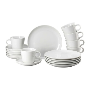 Set 18 piese servicii masa Thomas Cucina Bianca, alb, pentru 6 persoane