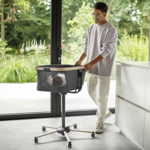 Set 2 cearceafuri Maxi-Cosi Alba 100 bumbac alb pentru patut Alba All-in-One - Img 5