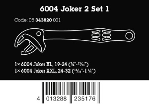 Set 2 Chei Reglabile Wera 6004 Joker 2, cu Functie de Ratchere, 19-32 mm - Img 2