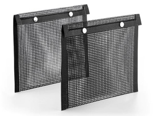 Set 2 Grill-Netzbeutel InnovaGoods Antiaderent Rezistent la temperaturi de pana la 300degC Negru - Img 8