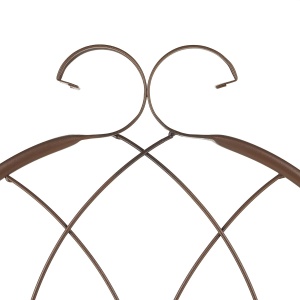 Set 2 Suporturi pentru Plante Relaxdays, 179x52 cm, Metal, Culoare Maro - Img 7