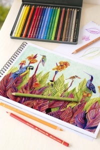 Set 24 Creioane Colorate Faber-Castell Polychromos in Metalletui - Img 5