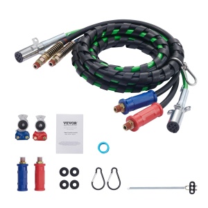 Set 3-in-1 VEVOR 12FT Sistem Aer si Electric pentru Camioane Compatibil SAE-J560 7 Fire de Cupru - Img 9