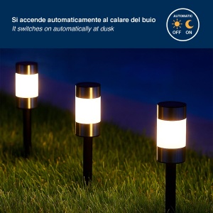 Set 3 Lampa Solara Beper P207ILO031 pentru Gradina, IP44, 8 Ore Autonomie - Img 4