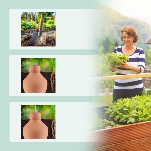 Set 3 Ollas din Ceramica Relaxdays, 550 ml, Culoare Terracotta - Img 6