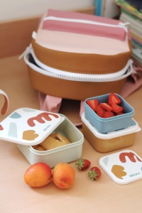 Set 3 Snackboxe Beaba, 230ml350ml500ml, Usor de Deschis, Compacte - Img 4