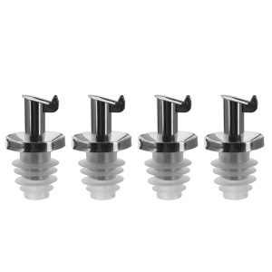 Set 4 Dispozitive Turnare Ulei Otet Westmark Inox Sistem Antipicurare Argintiu