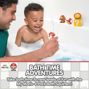 Set 4 Figurine Spritz pentru Baie Mario, Jucarie Interactiva pentru Copii, 2 Ani - Img 5