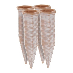 Set 4 Ghiuluri pentru Udare Relaxdays, pentru Sticle PET de 1,5L, Terracotta