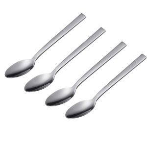 Set 4 linguri espresso Westmark, 11 cm, inox 1810, argintii