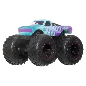 Set 4 Masini Monster Truck Hot Wheels 164 cu Roti Mari si Design Atractiv - Img 3