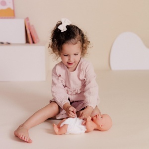 Set 4 Windeln pentru Papusi Smoby Baby Nurse, pentru Papusi de pana la 50 cm - Img 4