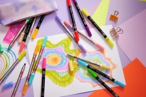 Set 40 Markere Faber-Castell cu Doua Varfuri, Culori Standard si Pastel - Img 5