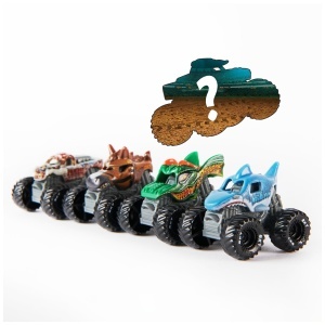 Set 5 Mini-Truck-uri Monster Jam, 187, cu detalii realiste, pentru copii 3 - Img 3