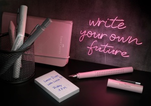 Set 5 Stilouri Faber-Castell Grip 2010, Culoare Coconut Milk, 0.4 mm - Img 3