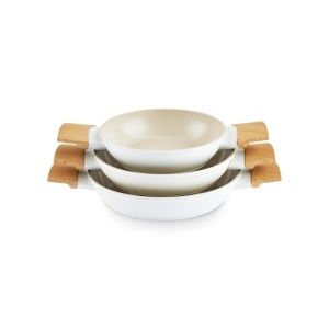 Set 6 Boluri Snack Karaca Swiss Crystal, Mandelform, Crem, Antiaderent - Img 13