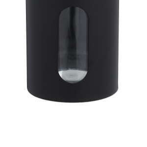 Set 6 recipiente pentru condimente Relaxdays, 290 ml, negru, sticla si otel inoxidabil - Img 8