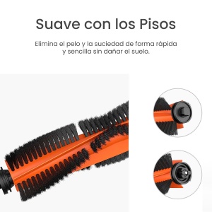 Set Accesorii Aspirator Robot Dreame D9 ProD9 MaxL10 Pro - 1x Perie Principala, 2x Perii Laterale, 3x Filtre, 3x Lavete - Img 2